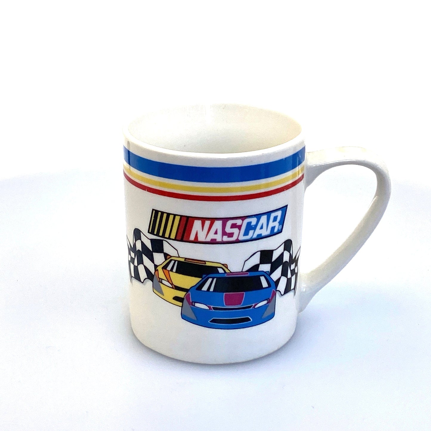 Nascar Coffee Cups Set of 4 Marketed by Gibson 2002 Licensed by Nascar