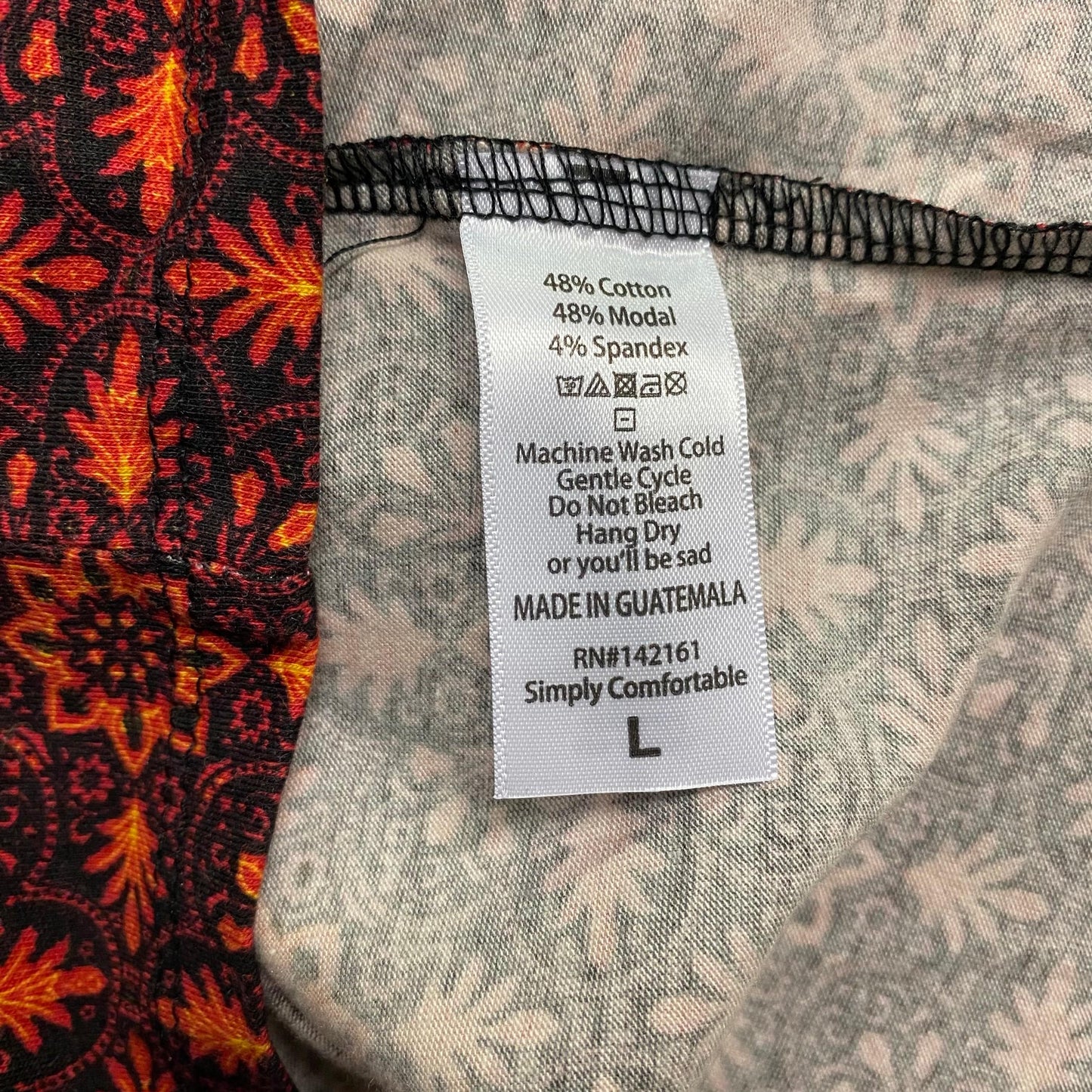 LuLaRoe Julia Bodycon Dress | L (12-14) | Orange/Red | Floral | NWT