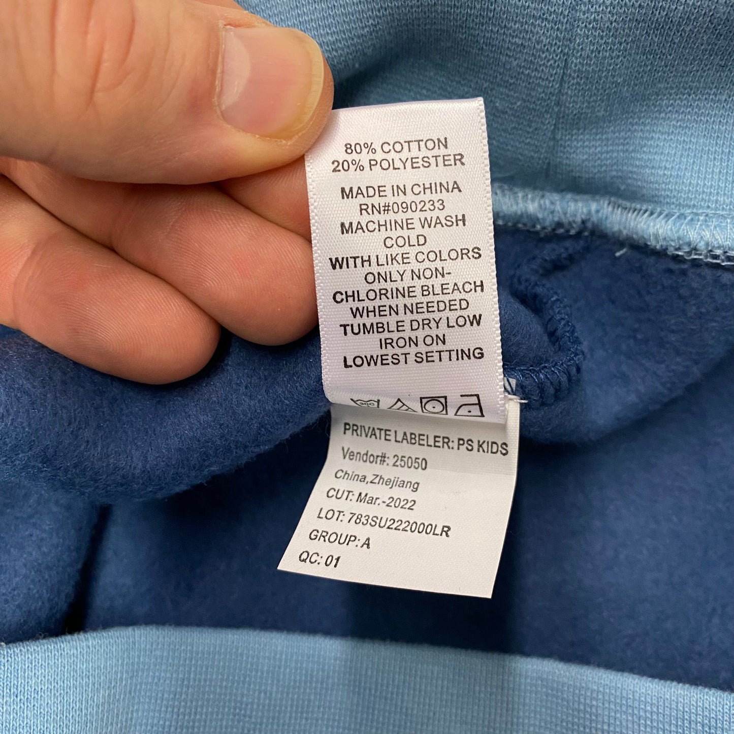 PACSUN ‘Land Rover’ Kids Size XL Blue/Blue Crewneck Sweatshirt L/s NWT