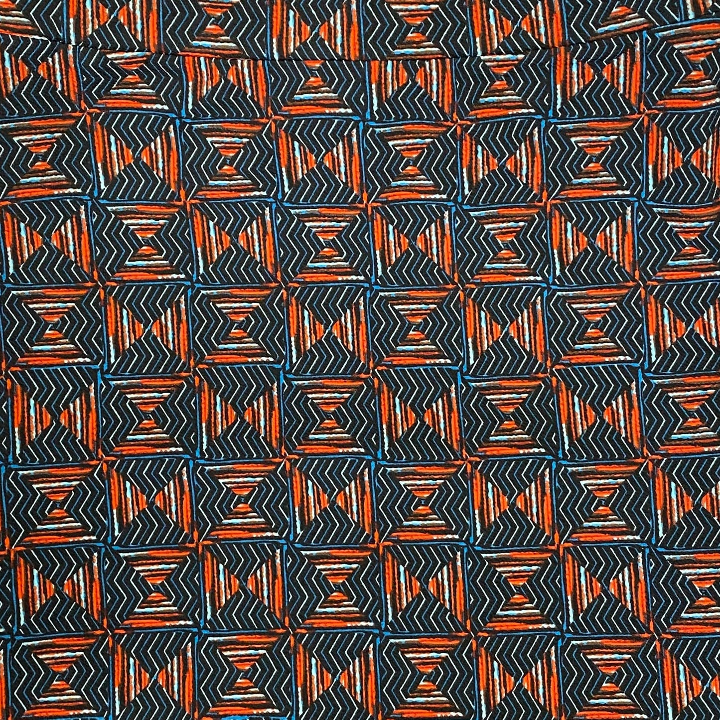 LuLaRoe Cassie Pencil Skirt | XL (18-20) | Blue/Red | Geometric | NWT