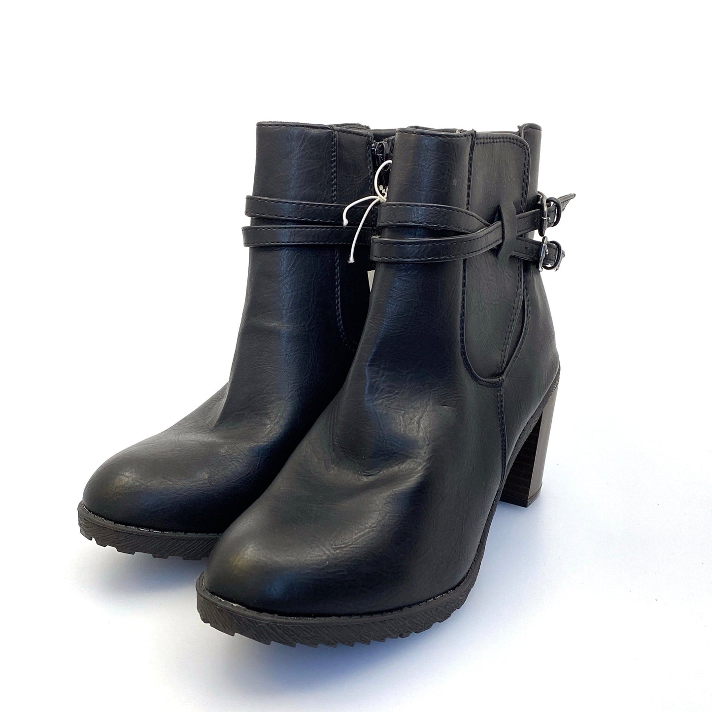 NWT Diba Womens ‘Shelby’ Size 7.5M Black Size-Zip Booties