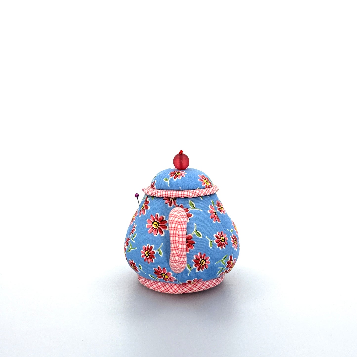 Vintage Dritz Collectible Cushions Chintz Teapot Pin Cushion Sewing Storage