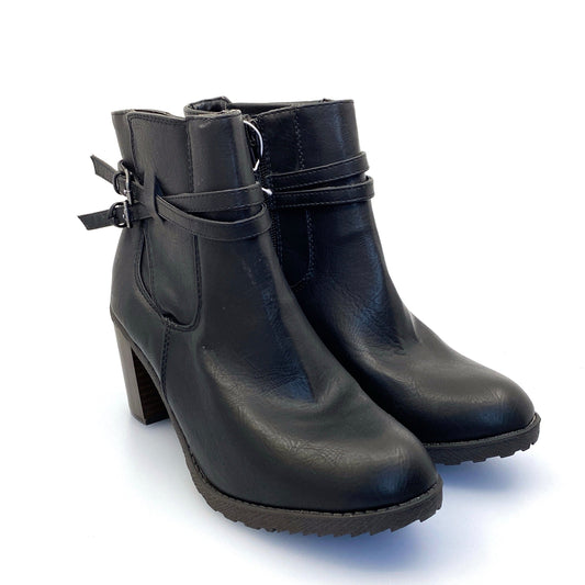 NWT Diba Womens ‘Shelby’ Size 7.5M Black Size-Zip Booties