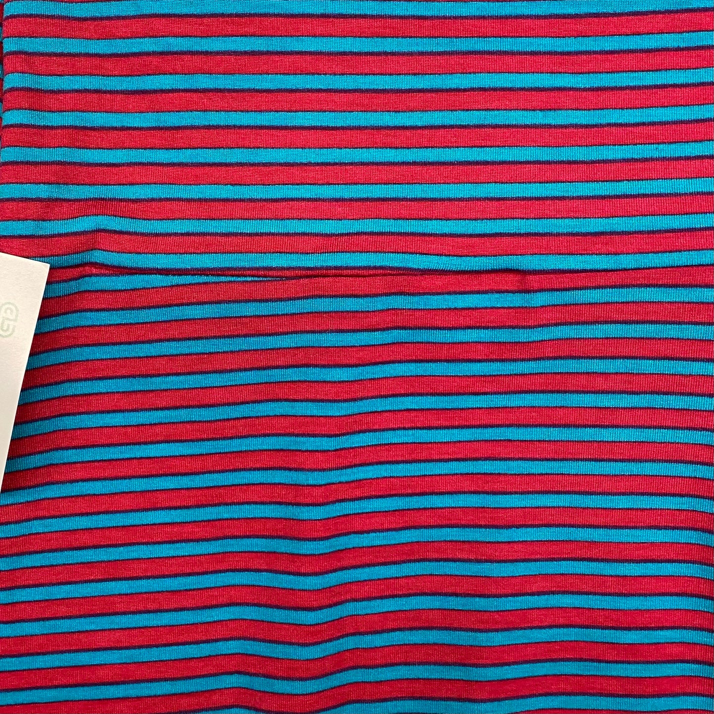 LuLaRoe Azure A-Line Skirt | XS (00-0) | Magenta/Blue Striped | NWT