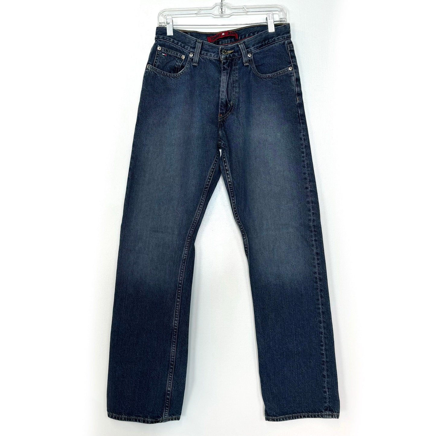 Tommy Hilfiger Men's Straight Denim Jeans - Vintage Style for Everyday Wear - Color: Blue - Size: 29/32