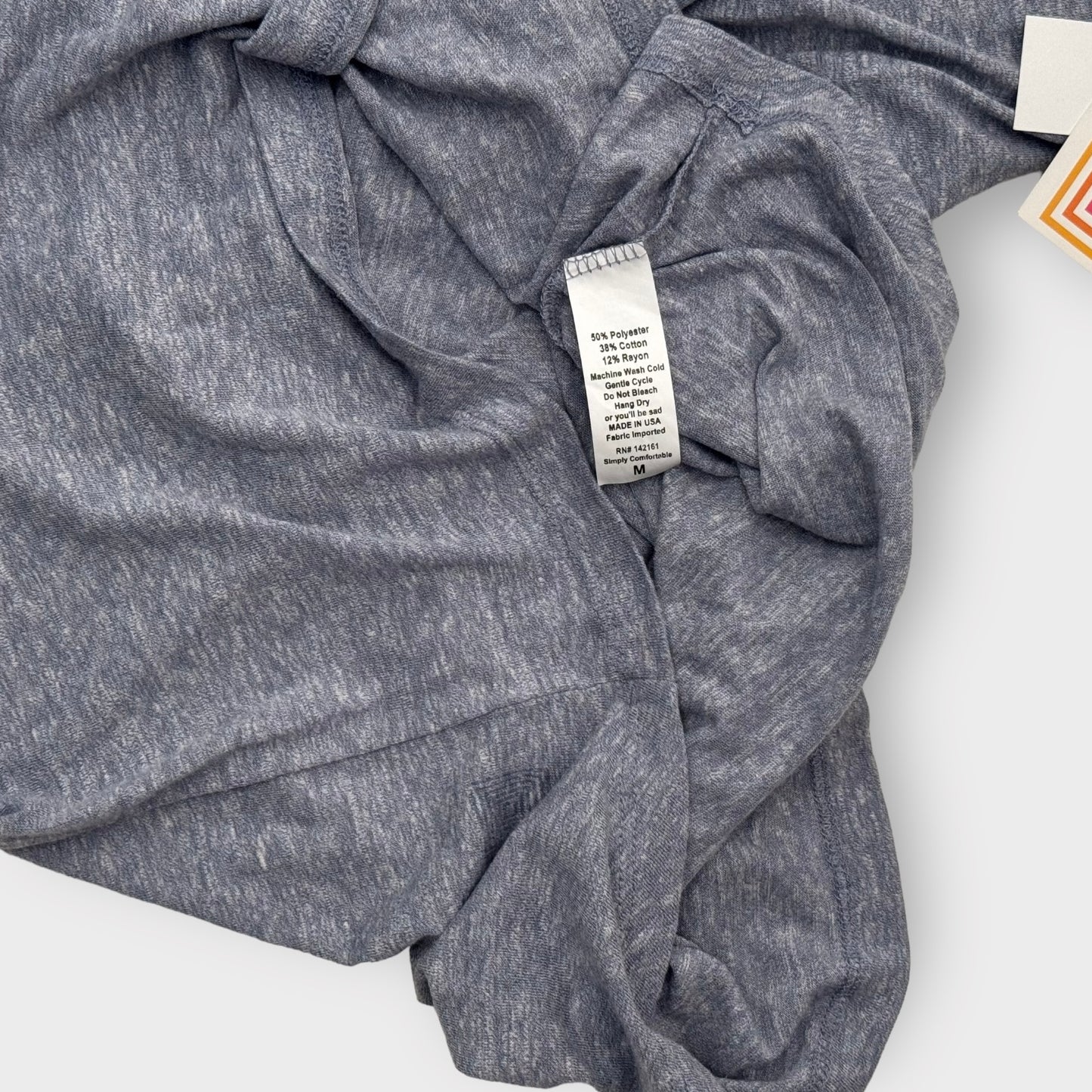 LuLaRoe Patrick S/s T-Shirt | M | Stone Gray Heathered | NWT