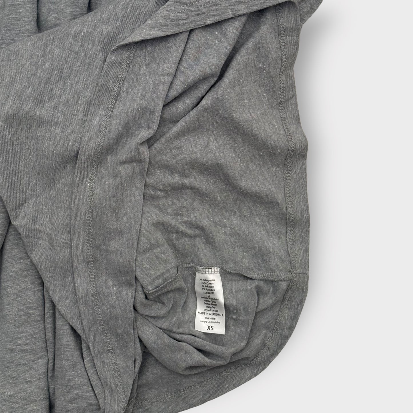 LuLaRoe Madison Pleated Skirt | XS (0-4) | Light Gray Heathered | NWT