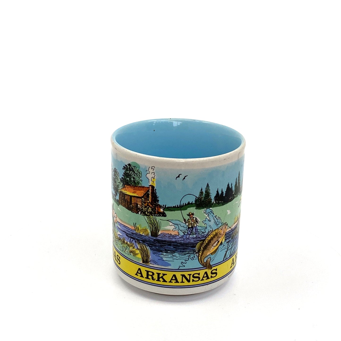 State of Arkansas Travel Tourism Souvenir Coffee Cup/Mug 14 Fl Oz