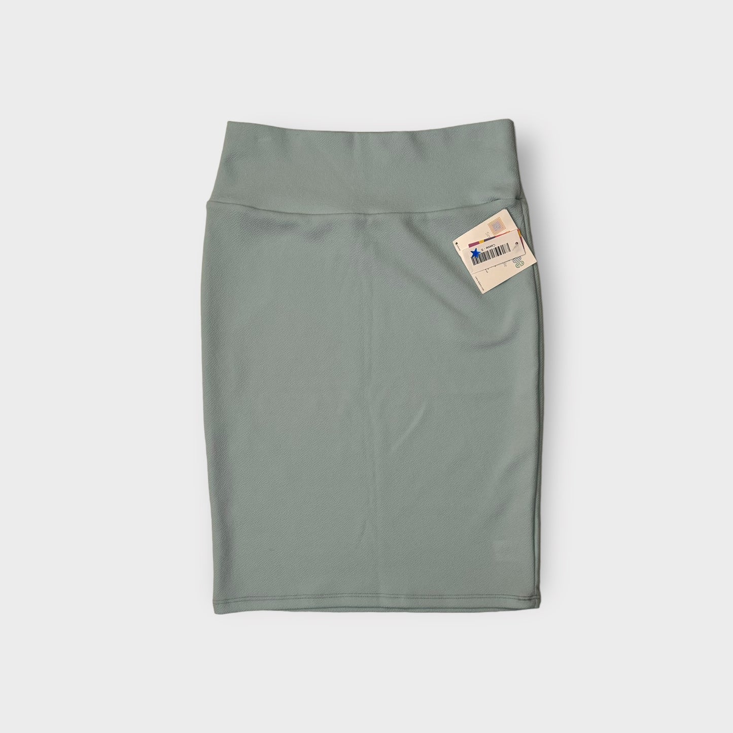 LuLaRoe Cassie Pencil Skirt | S (6-8) | Pale Blue Solid | NWT