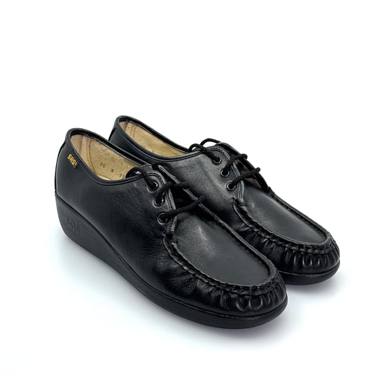 SAS | Womens Bounce Wedge Loafers | Color: Black | Size: 10N | EUC