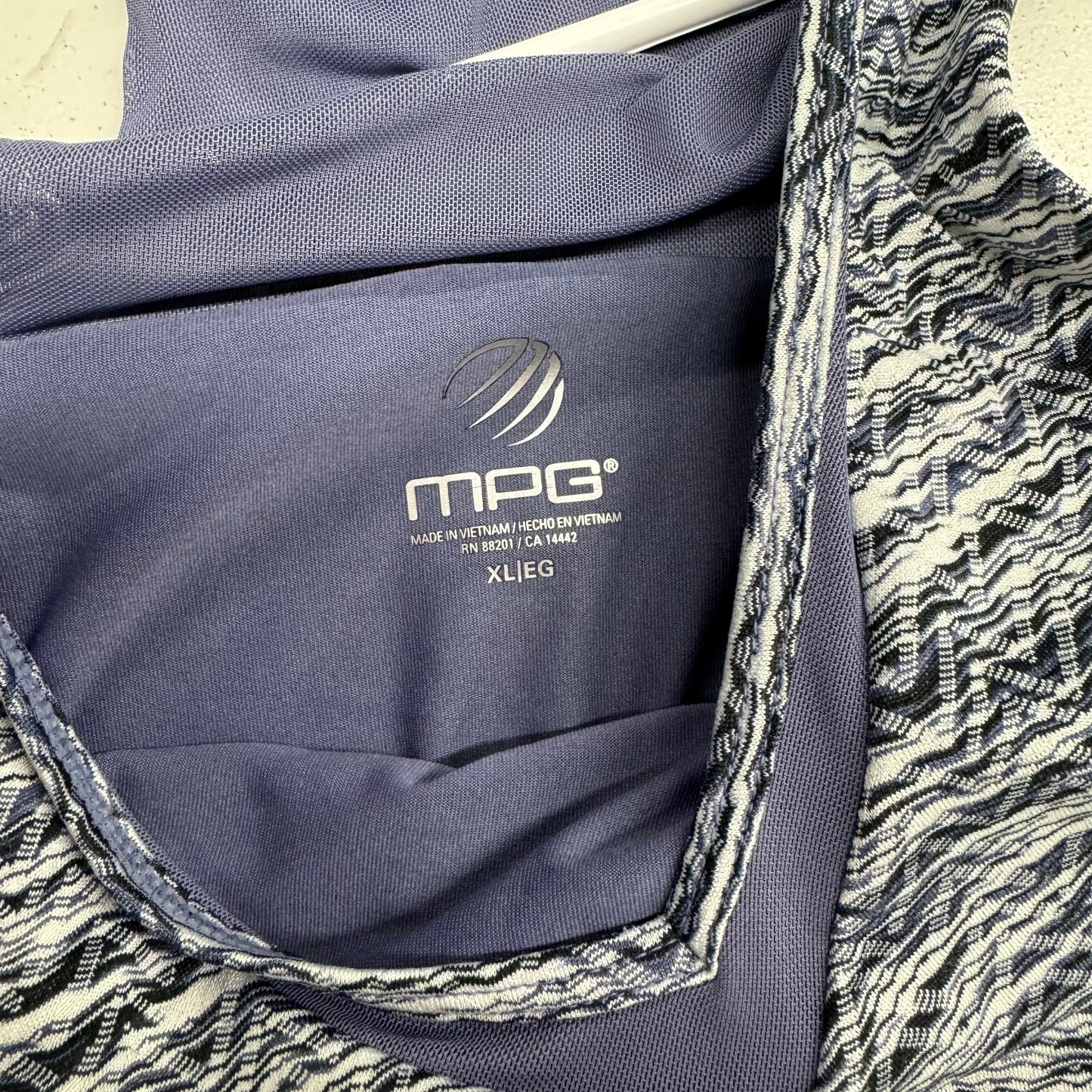 MPG Women's Tennis/Athletic Dress - White/Blue - Size XL - Pre-Owned