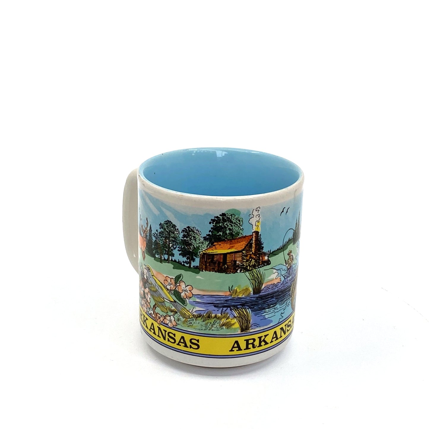 State of Arkansas Travel Tourism Souvenir Coffee Cup/Mug 14 Fl Oz