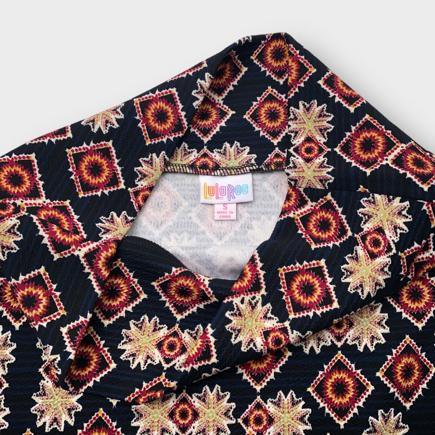 LuLaRoe Cassie Pencil Skirt - Multicolor Starburst - Women's S (4-6) - NWT