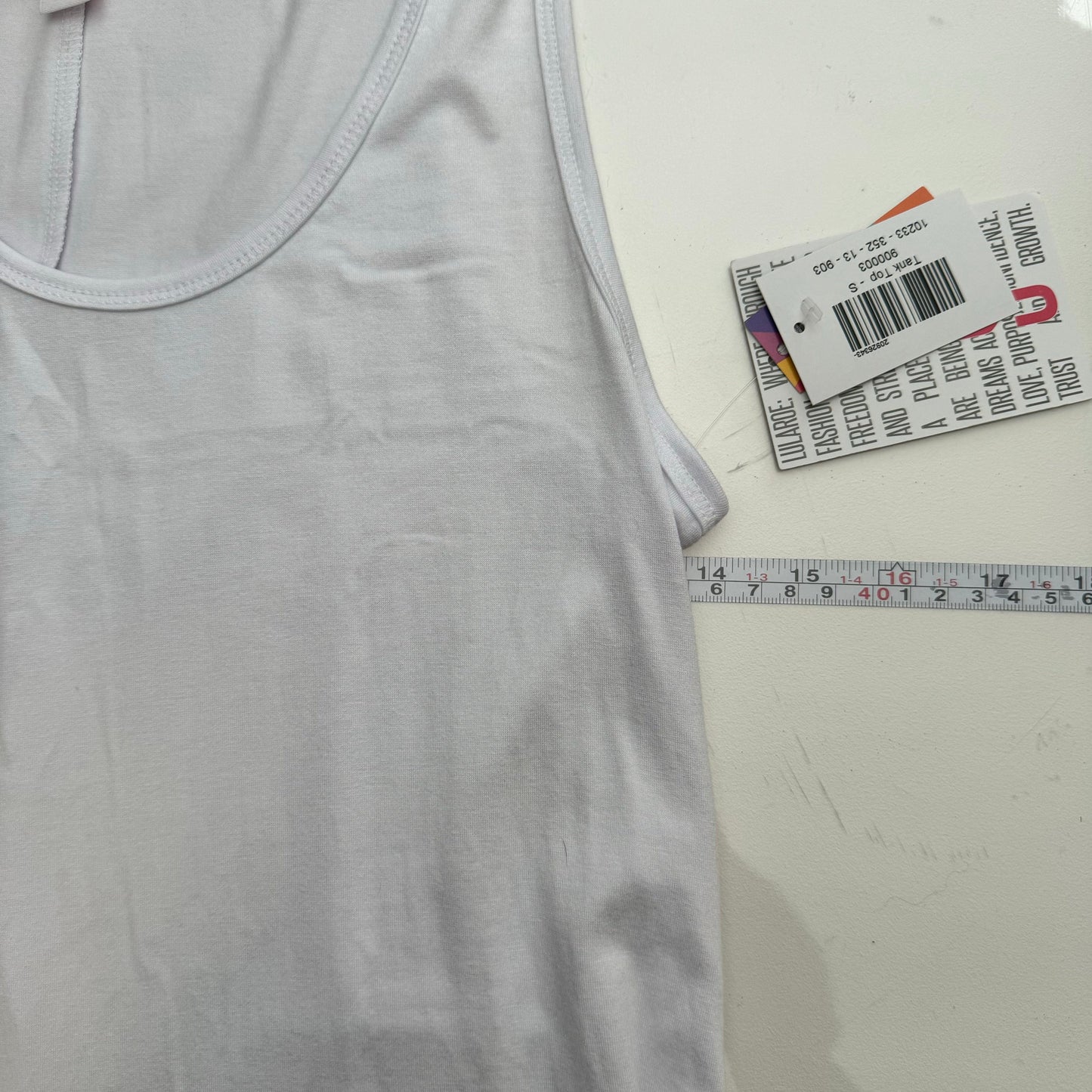 LuLaRoe Vault | Womens Tank Top | Size: S | Color: White | Solid | NWT