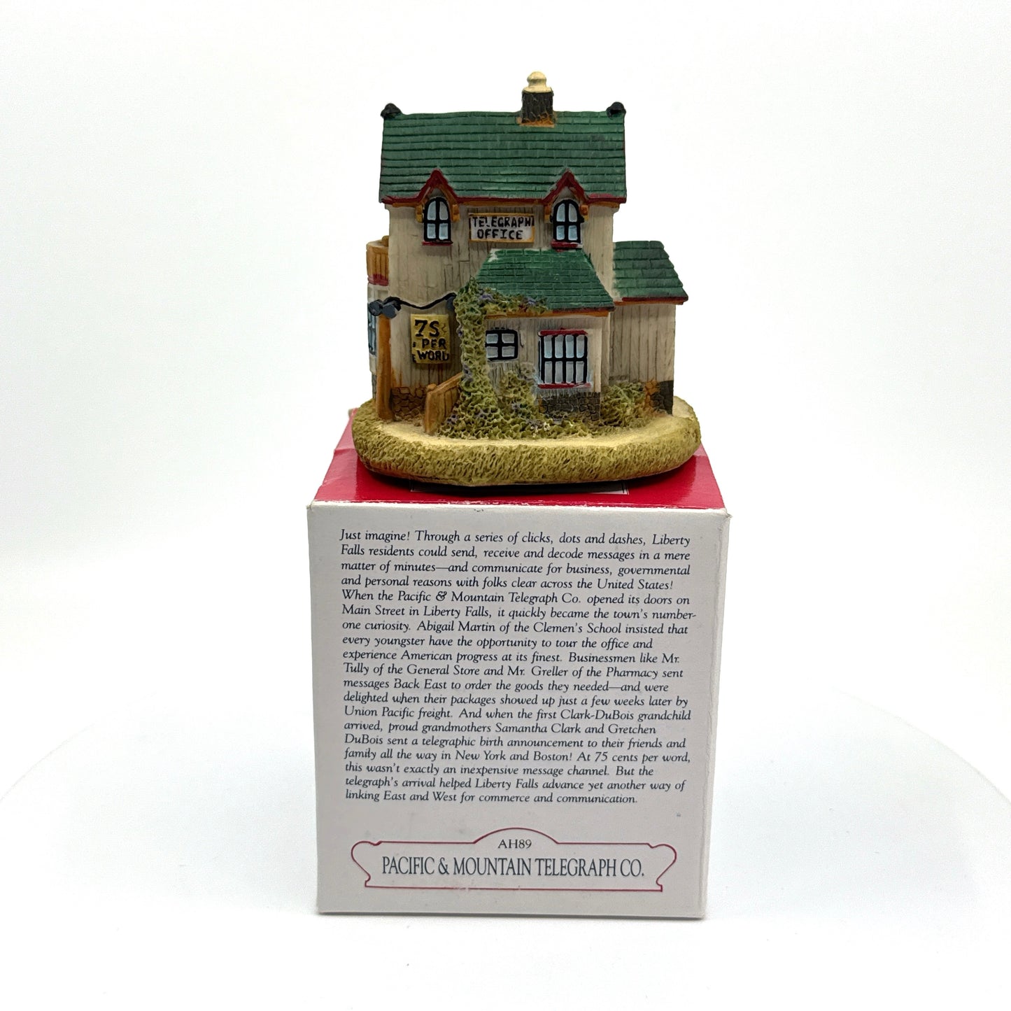 Pacific & Mountain Telegraph Co. | Liberty Falls Americana Collection - AH89 | 1995 | EUC