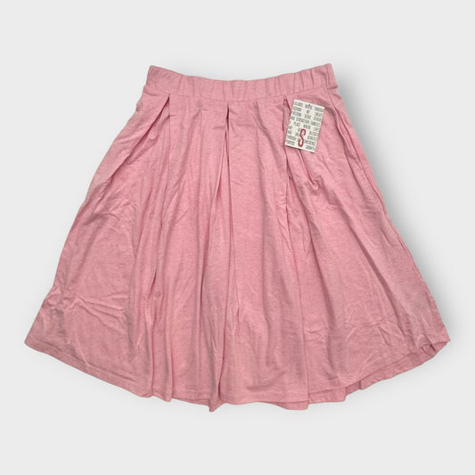 LuLaRoe Madison Pleated Skirt w/Pockets | S (6-8) | Light Pink Solid | NWT