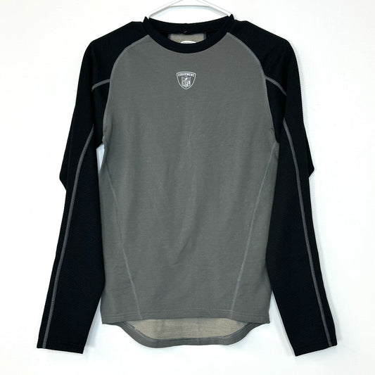 Reebok | NFL Equipment | L/s Colorblock Compression Shirt | Color: Gray/Black | Size: M | NWT