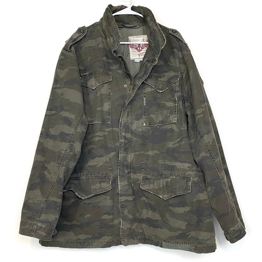 Rugged Iron Industries Mens Size XL Camouflage Field Jacket Pre-Owned