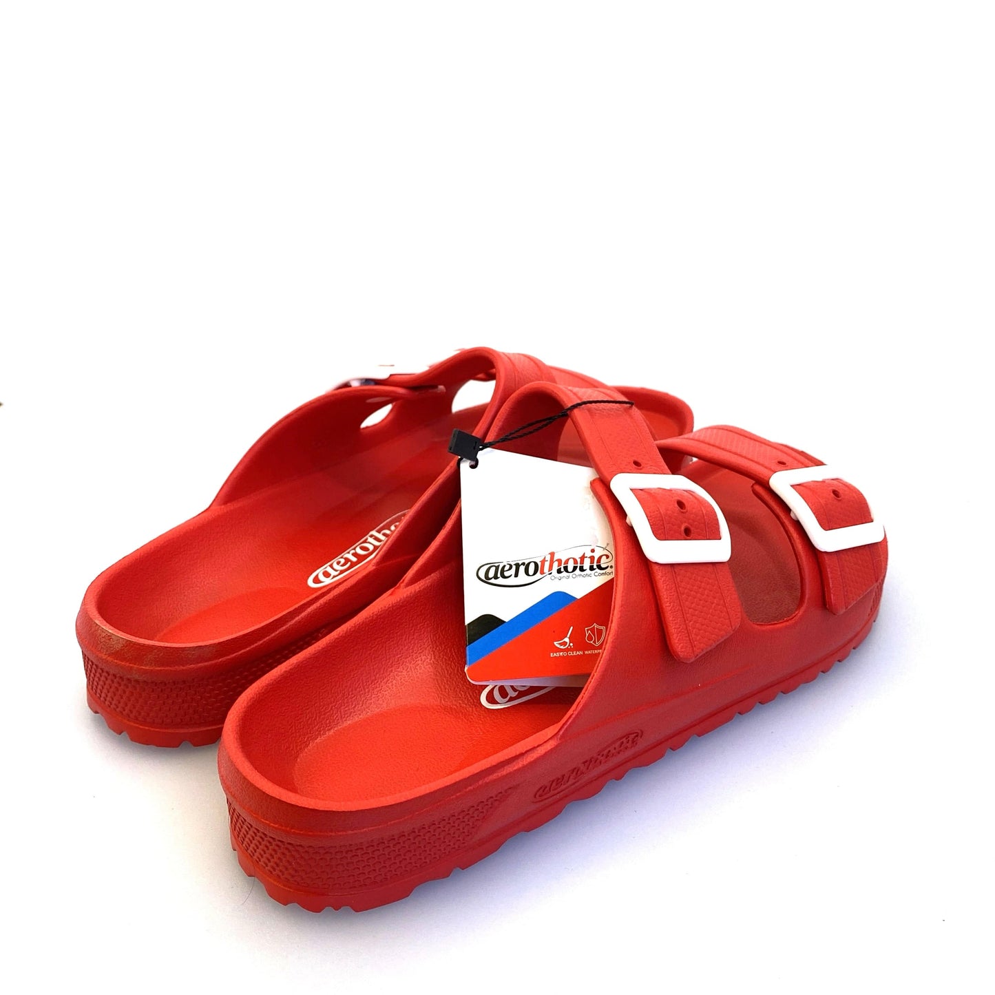 NEW Aerothotic Womens Orthotic Comfort Sandals, Red - Size 11