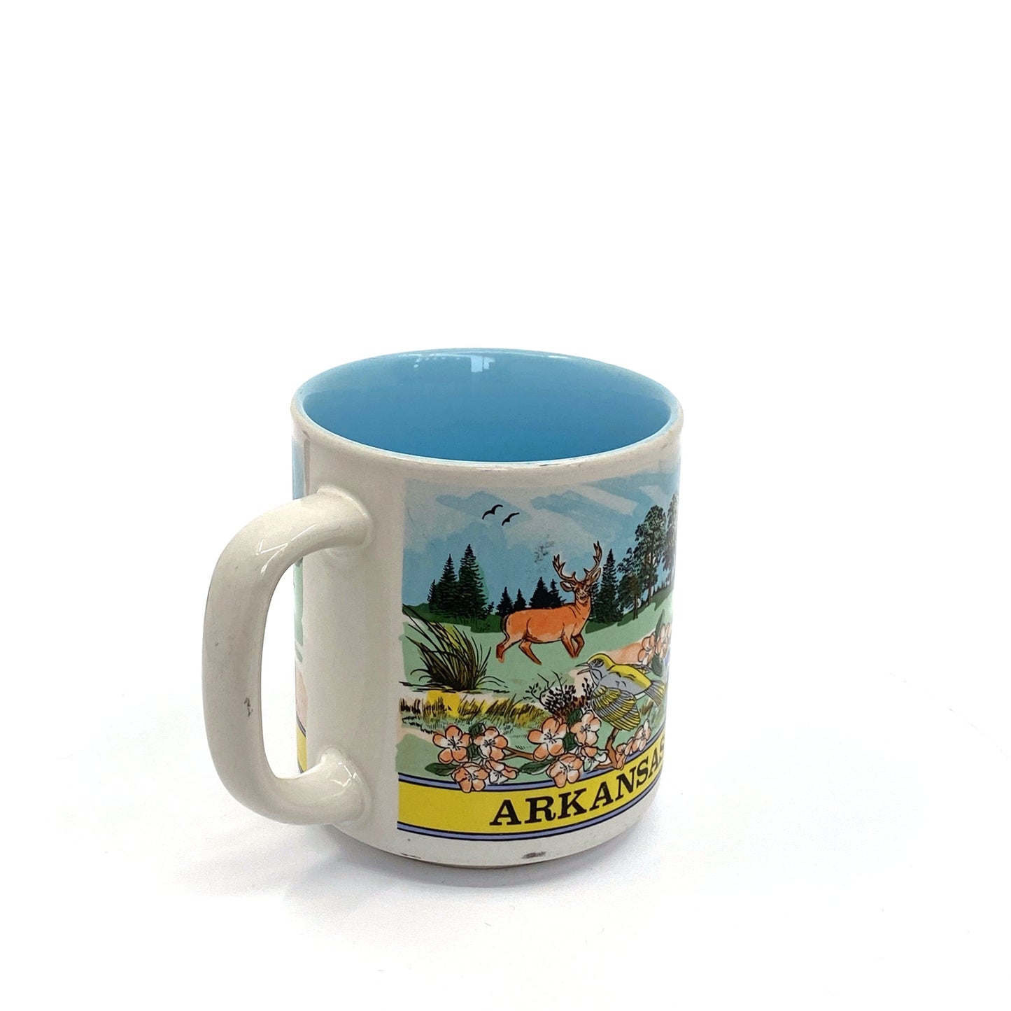 State of Arkansas Travel Tourism Souvenir Coffee Cup/Mug 14 Fl Oz