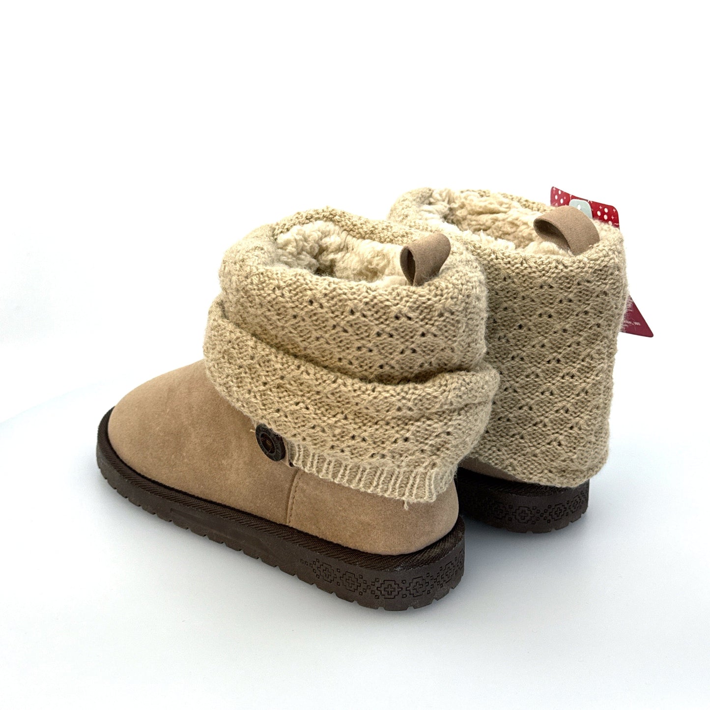 Muk Luks Essentials | Womens Laurel Boot | Color: Beige/Fawn Marl | Size: 6 | NWT