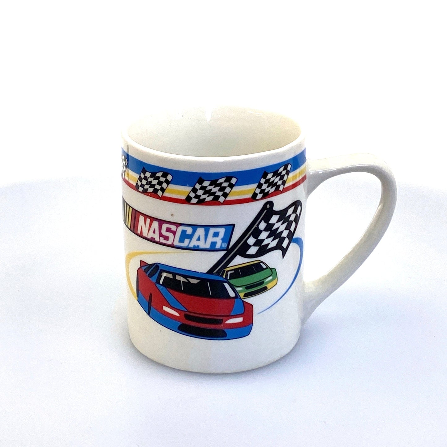 Nascar Coffee Cups Set of 4 Marketed by Gibson 2002 Licensed by Nascar