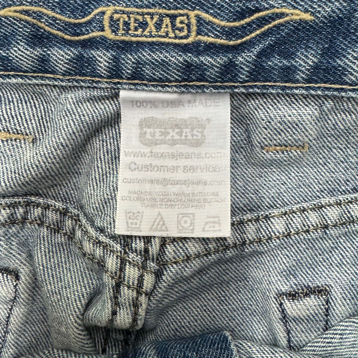 Texas Jeans USA – Mens Straight Leg Longhorn Denim | Perfect for Everyday Wear | Color: Blue | Size: 40/32
