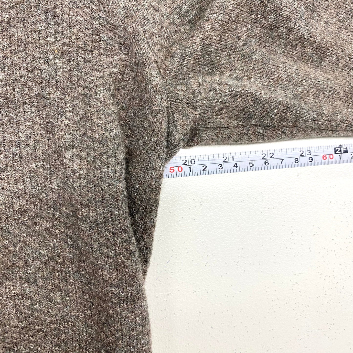 Grayers Men's Wool/Linen Cowl-Neck Pullover Sweater - Size M - Brown - Long Sleeve - EUC