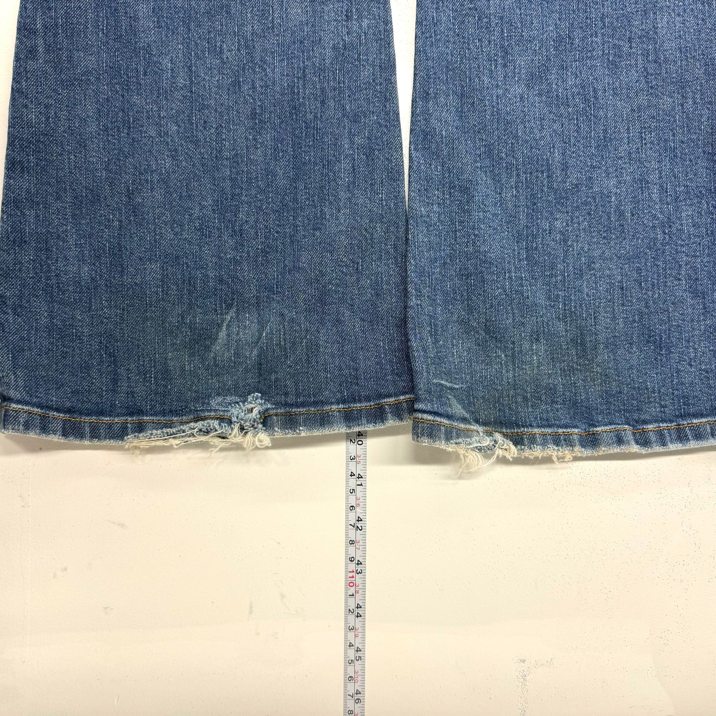 Juicy Couture Women's Wide Leg Denim Jeans - Vintage Blue, Size 27 - Perfect for Casual Wear