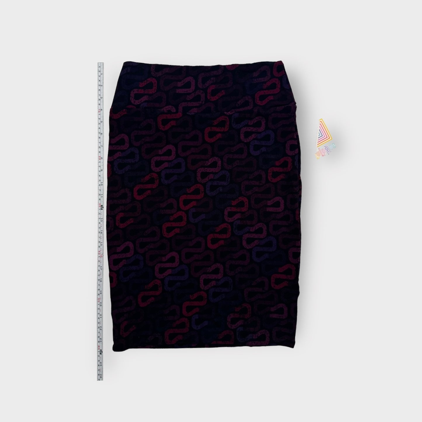 LuLaRoe Cassie Pencil Skirt | S (6-8) | Purple/Blue LINKS | NWT