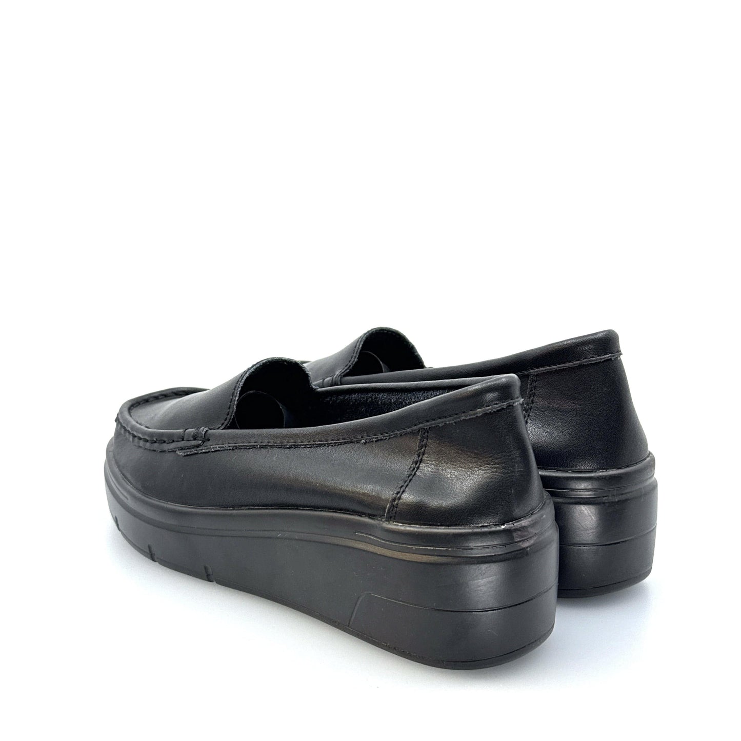 ZYEN Womens Size 37 Black Nursing Shoes Comfortable Walking Slip-On Restaurant Lightweight Loafers