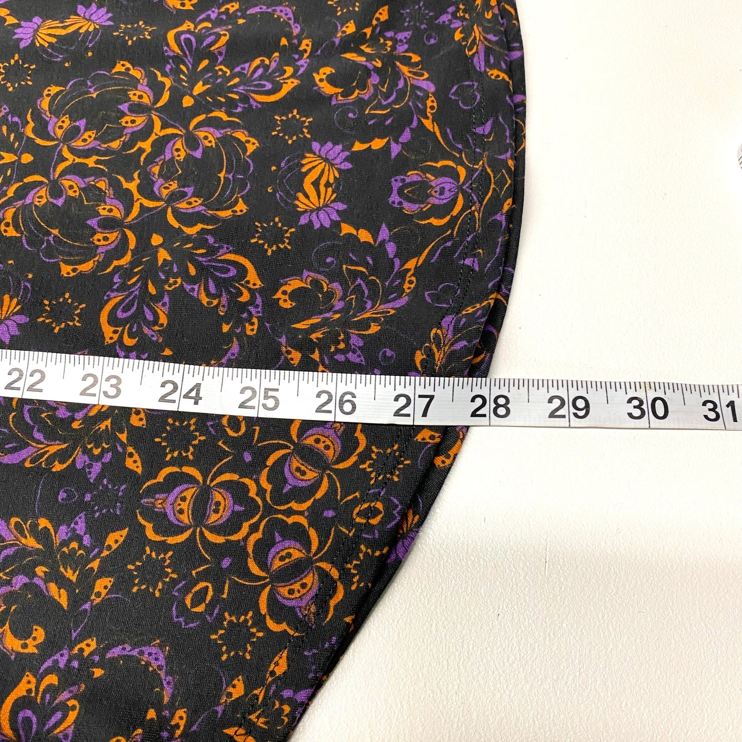 LuLaRoe Unisex S Gray/Purple/Black Floral Randy Geometric Raglan Top ¾ Sleeves NWT