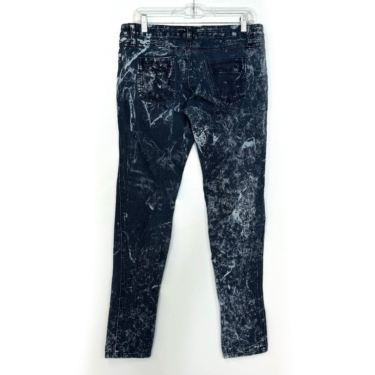 TRIPP NYC Acid-Washed Denim Skinny Jeans – Comfortable Fit for Women – Available in Blue – Size 11