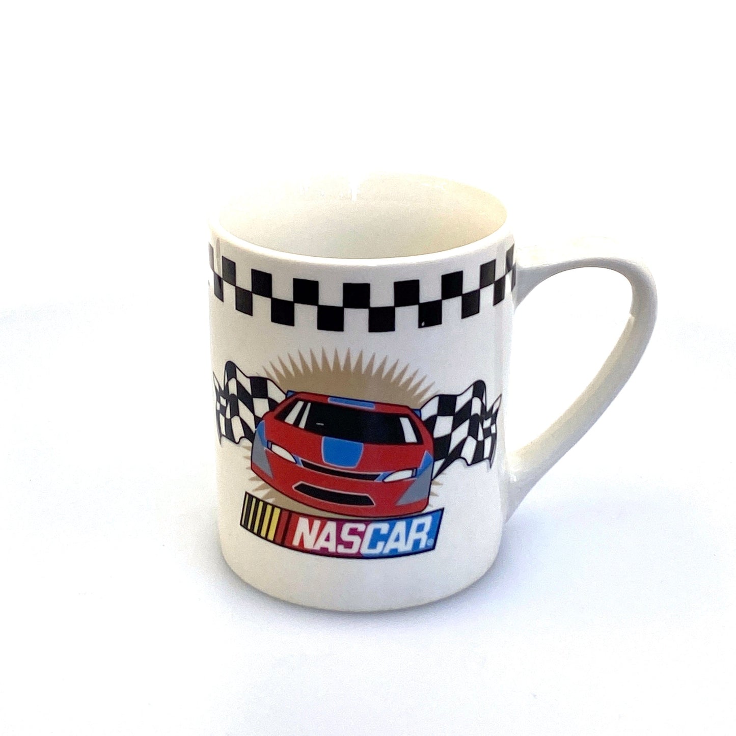 Nascar Coffee Cups Set of 4 Marketed by Gibson 2002 Licensed by Nascar
