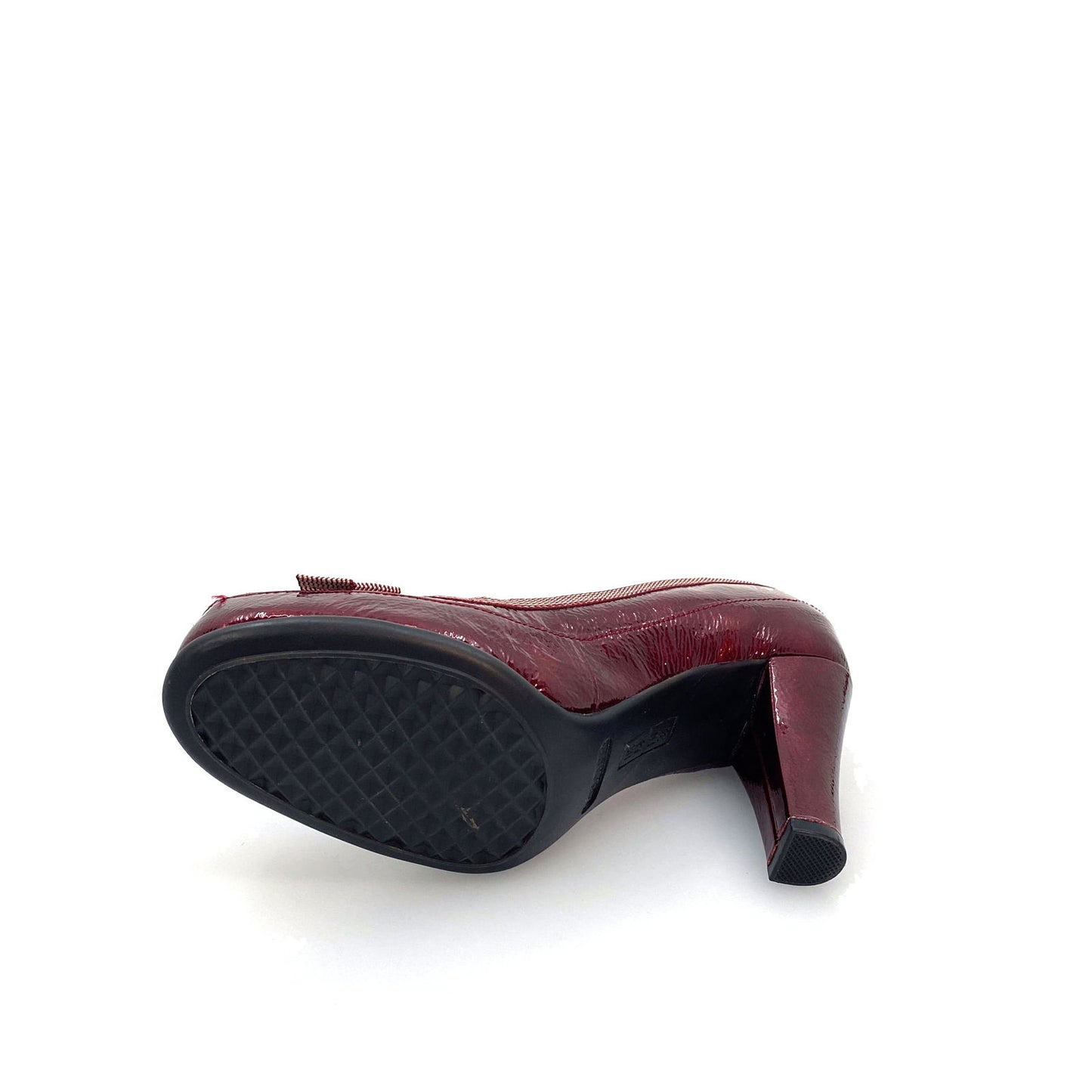 AEROSOLES BENEFIT Womens Size 5.5 Maroon Red Peep Toe Bow Pumps Heels Shoes - | Buy at Parsimony Shoppes