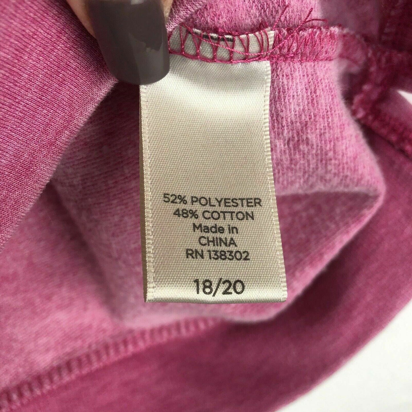 AVENUE Womens Heather Pink Scoop Neck Embellished Sweatshirt Size 18 / 20 - | Buy at Parsimony Shoppes
