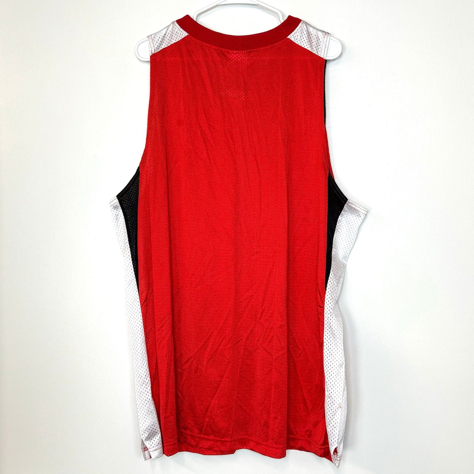 Adidas | Mens Mesh Basketball Mesh Tank Top | Color: Red/White/Black | Size: XL | NEW -  | Buy at Parsimony Shoppes
