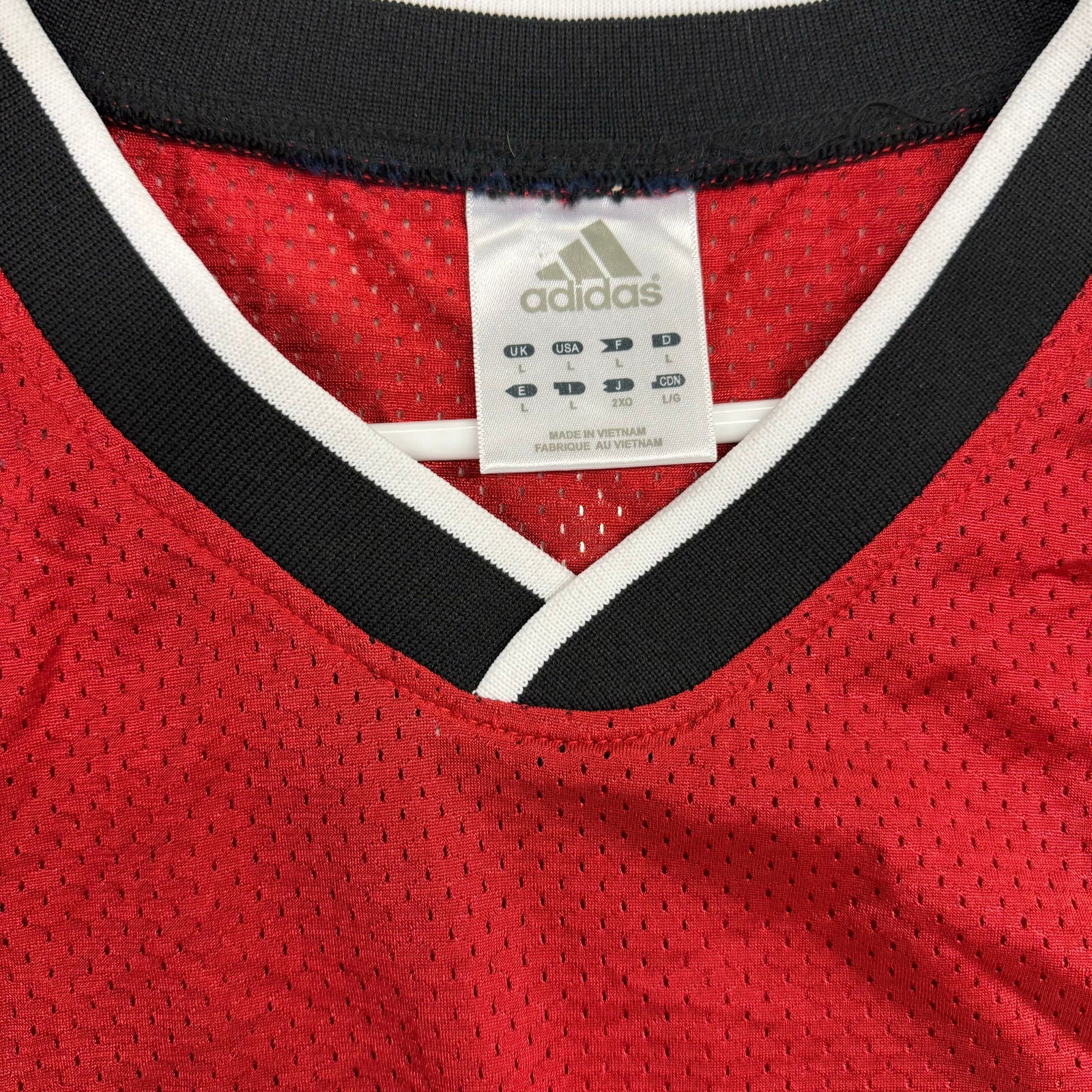 Adidas | Mens Mesh Basketball Mesh Tank Top | Color: Red/White | Size: L | NEW -  | Buy at Parsimony Shoppes