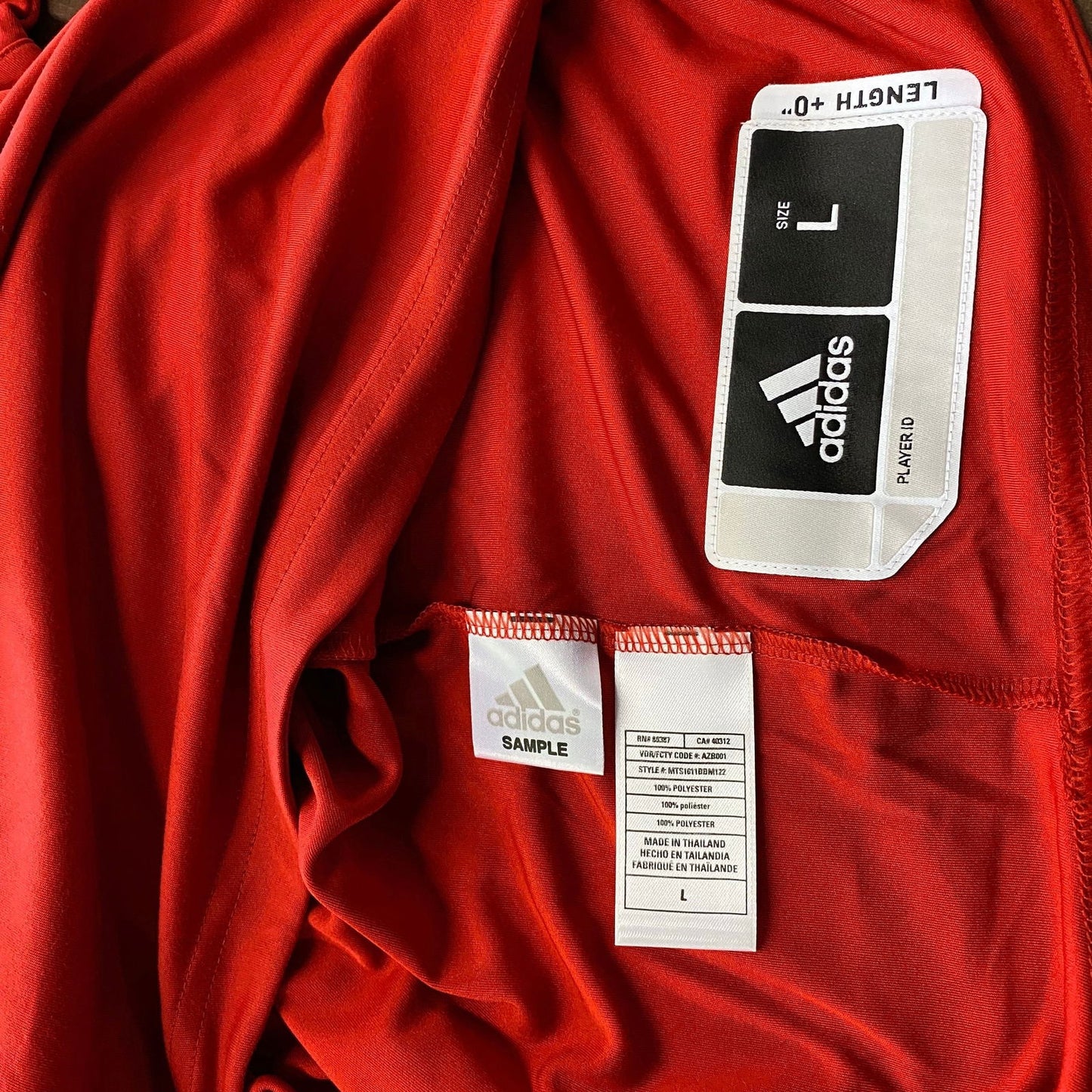Adidas | SAMPLE University Of Louisville Cardinals Basketball Hooded Jersey | Color: Red | Size: L | NEW - | Buy at Parsimony Shoppes