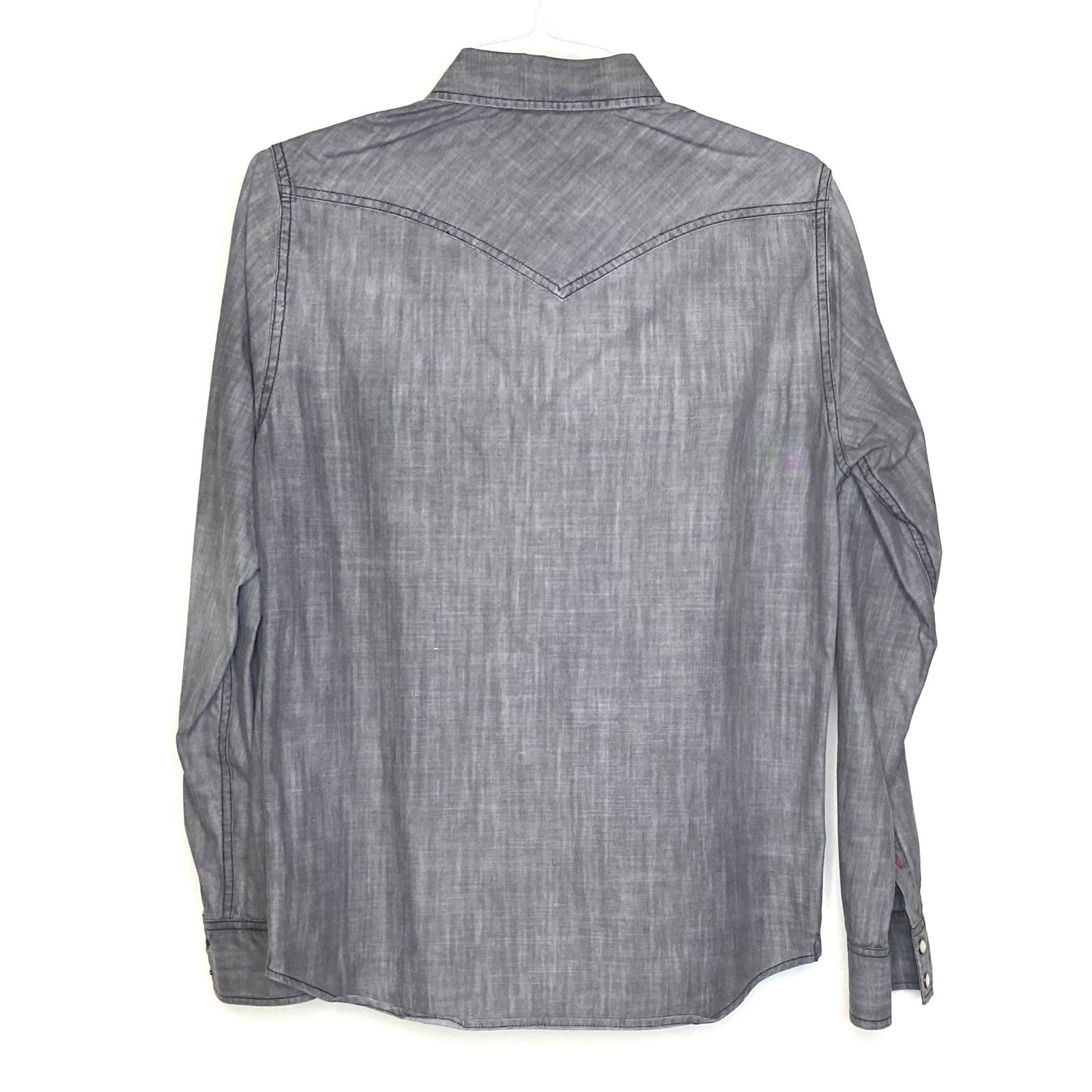 Aeropostale Mens Size S Gray Western Snap-Up Shirt L/s -  | Buy at Parsimony Shoppes