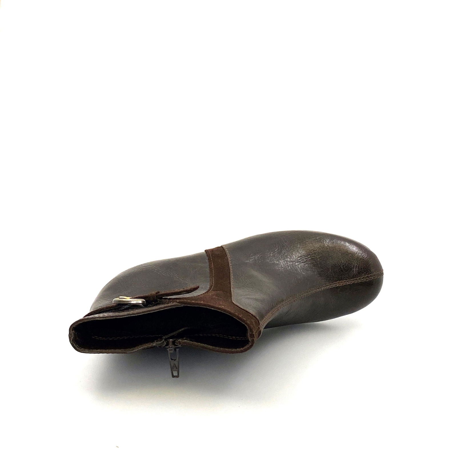 Aerosoles Womens Size 5.5M Brown Faux Leather PLAYROOM Ankle Boots -  | Buy at Parsimony Shoppes