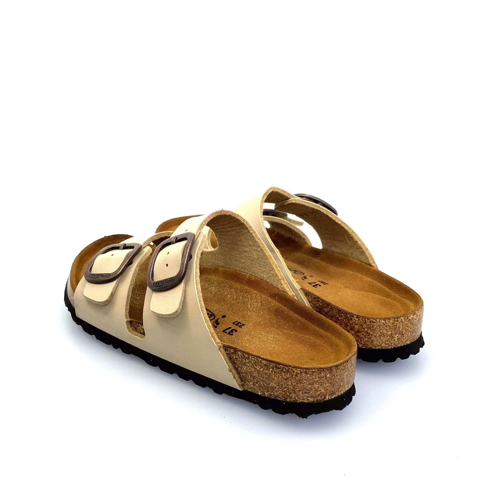 Aerothotic Womens Size 37 (6.5) Nude Leather Orthotic Comfort Sandals Pre-Owned -  | Buy at Parsimony Shoppes