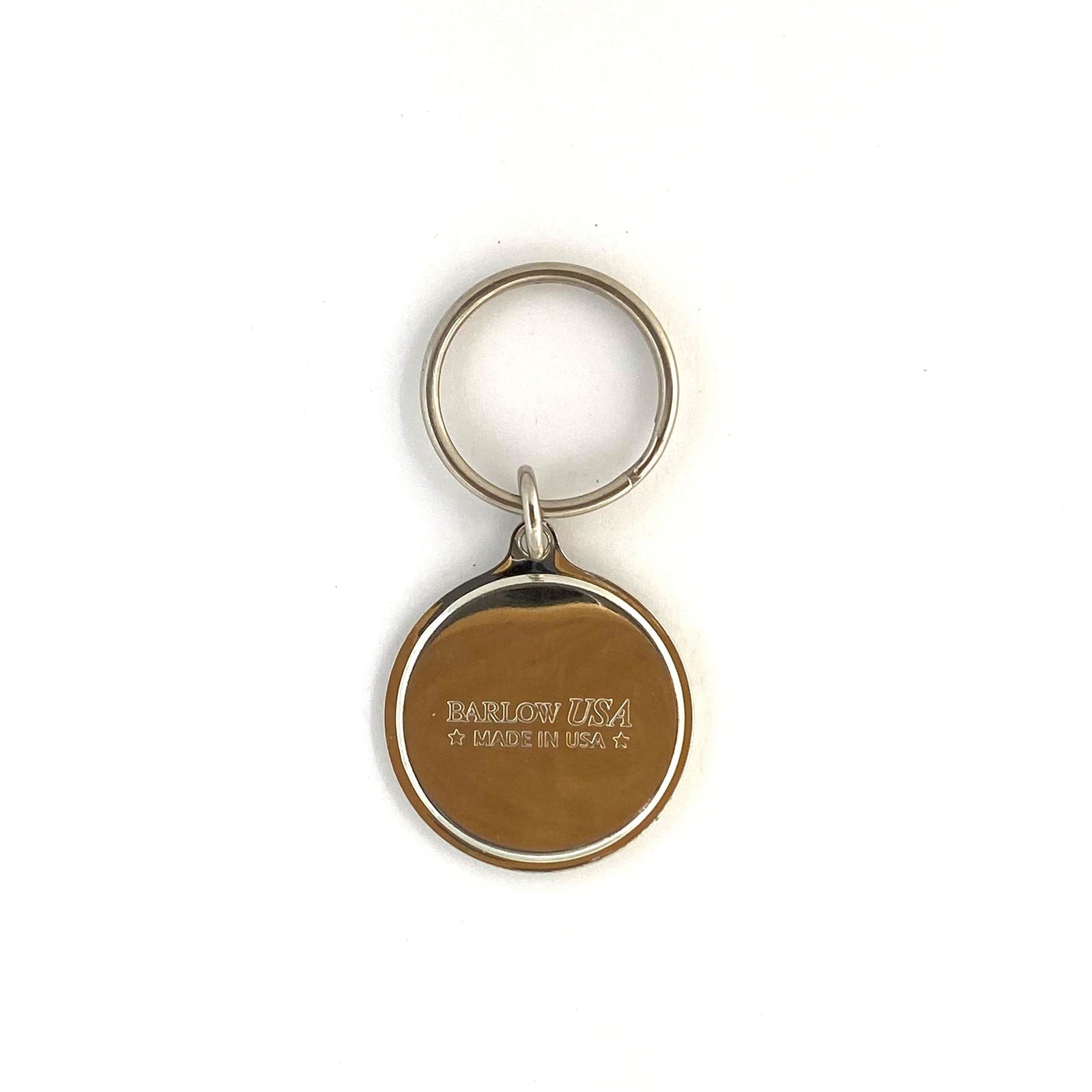 Alaska “50th Anniversary 1959-2009” Enamel Pendant Travel Keychain | Souvenir | Bald Eagle | 1.75” Diameter -  | Buy at Parsimony Shoppes