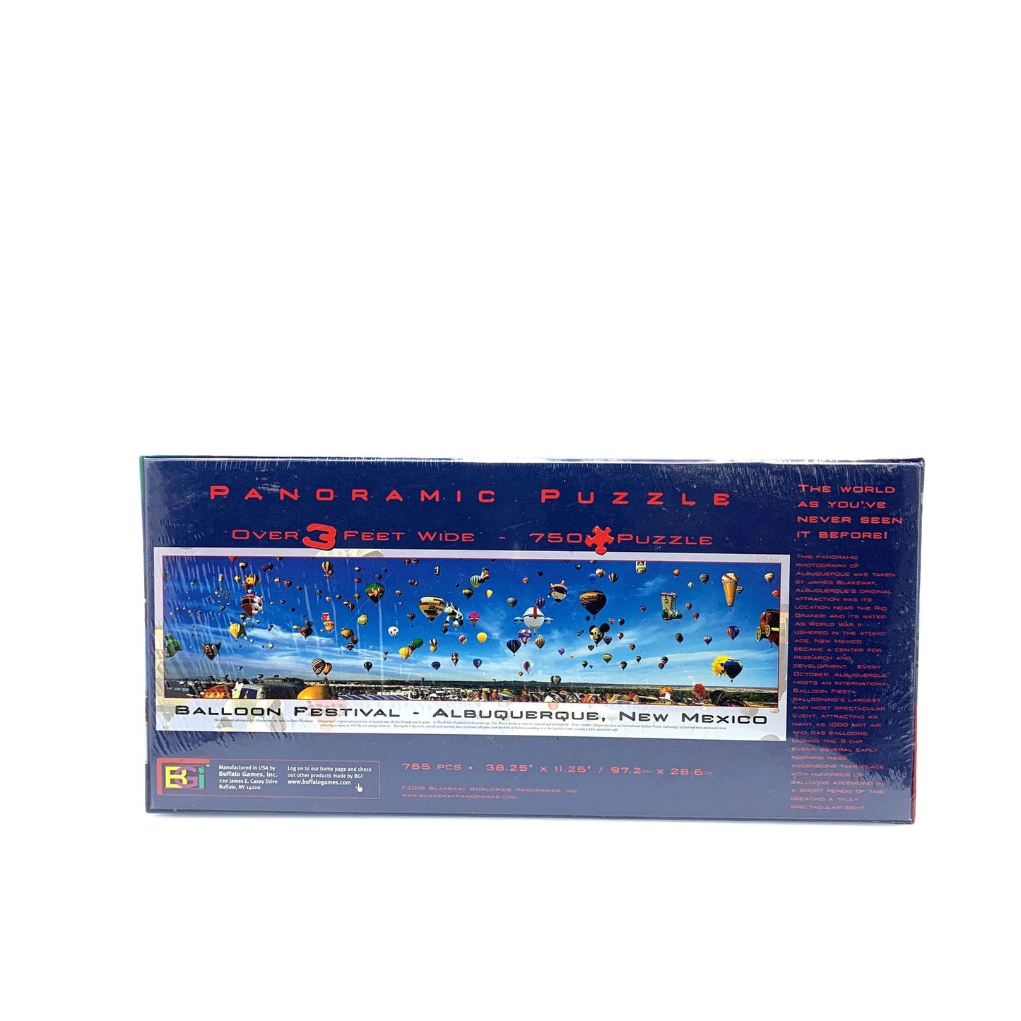 Albuquerque, NM | ‘Balloon Festival’ Panoramic Jigsaw Puzzle | 750 Pc | NEW - | Buy at Parsimony Shoppes