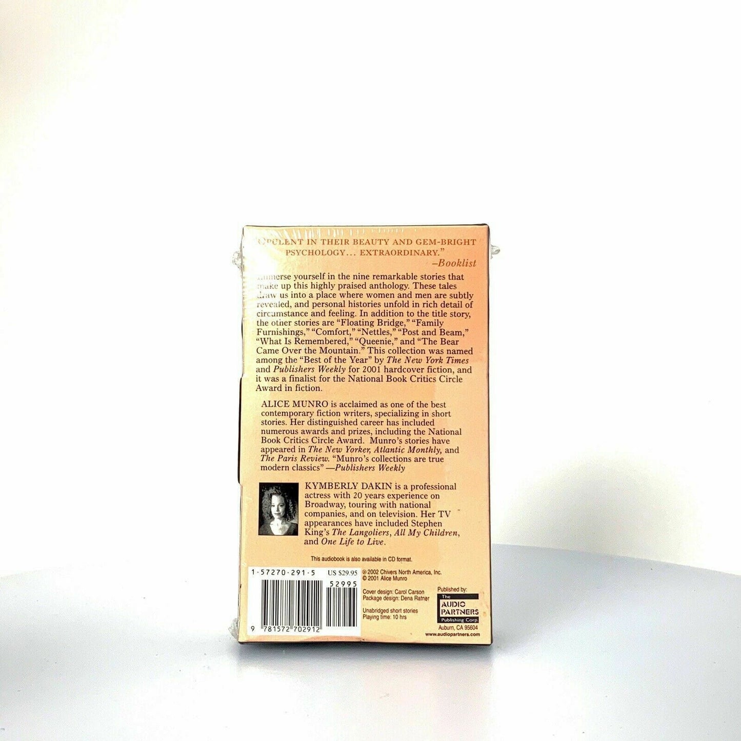 Alice Munro Hateship, Friendship, Courtship, Loveship, Stories Audiobook On Tape - | Buy at Parsimony Shoppes