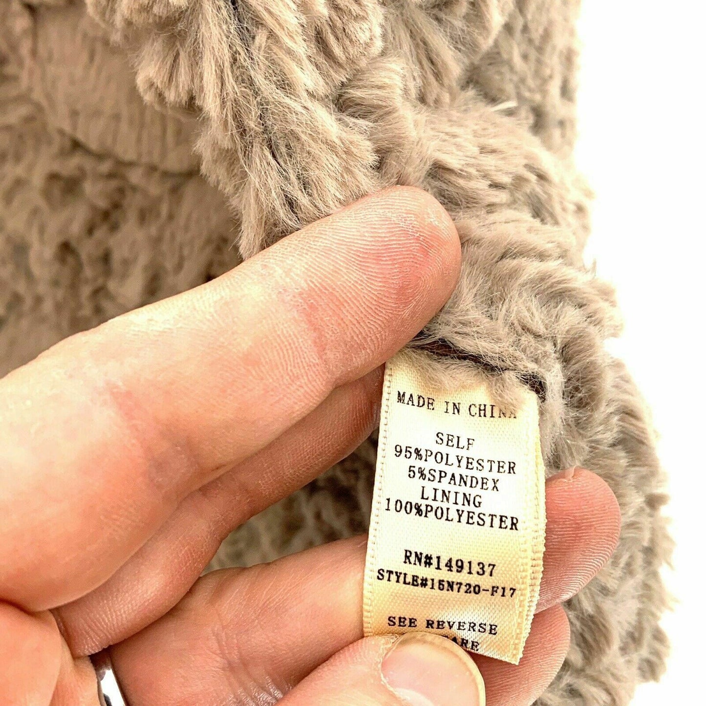 Altar’d State Womens Size L Brown Lined Vest Faux Fur Suede - | Buy at Parsimony Shoppes