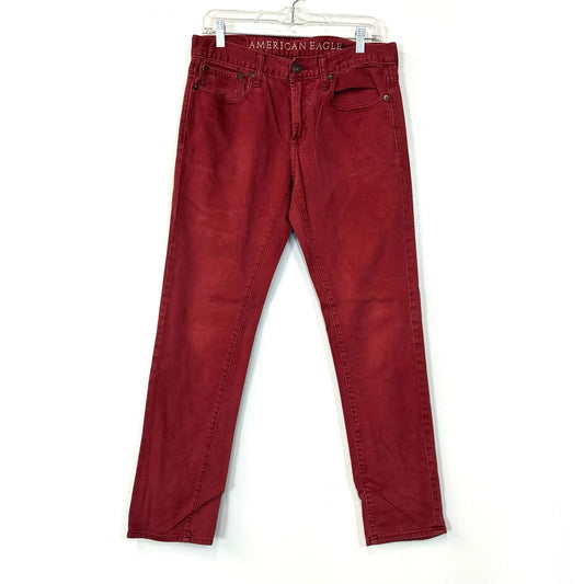 American Eagle Outfitters | Womens Skinny Jeans | Color: Red | Size: 31/32 -  | Buy at Parsimony Shoppes