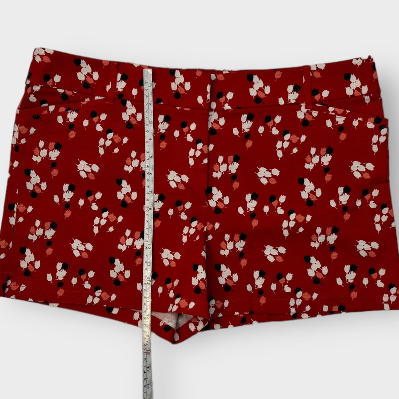 Ann Taylor Loft Riviera Shorts | 16 | Red Floral | Pre-Owned | EUC - | Buy at Parsimony Shoppes