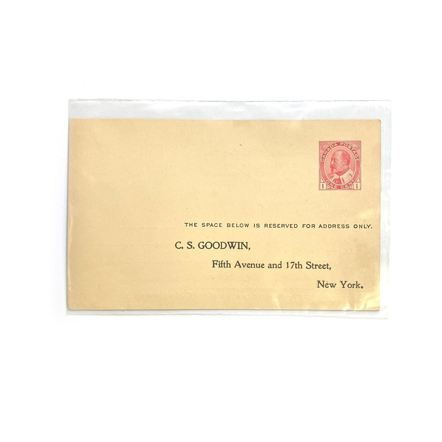 Antique Postal Card - C.S. Goodwin Complimentary Offer - One Cent - | Buy at Parsimony Shoppes