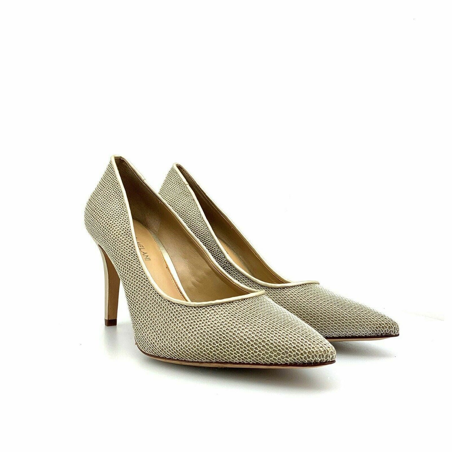 Antonio Melani Womens Melyn Size 8.5M Gold Mesh Pumps Heels - | Buy at Parsimony Shoppes